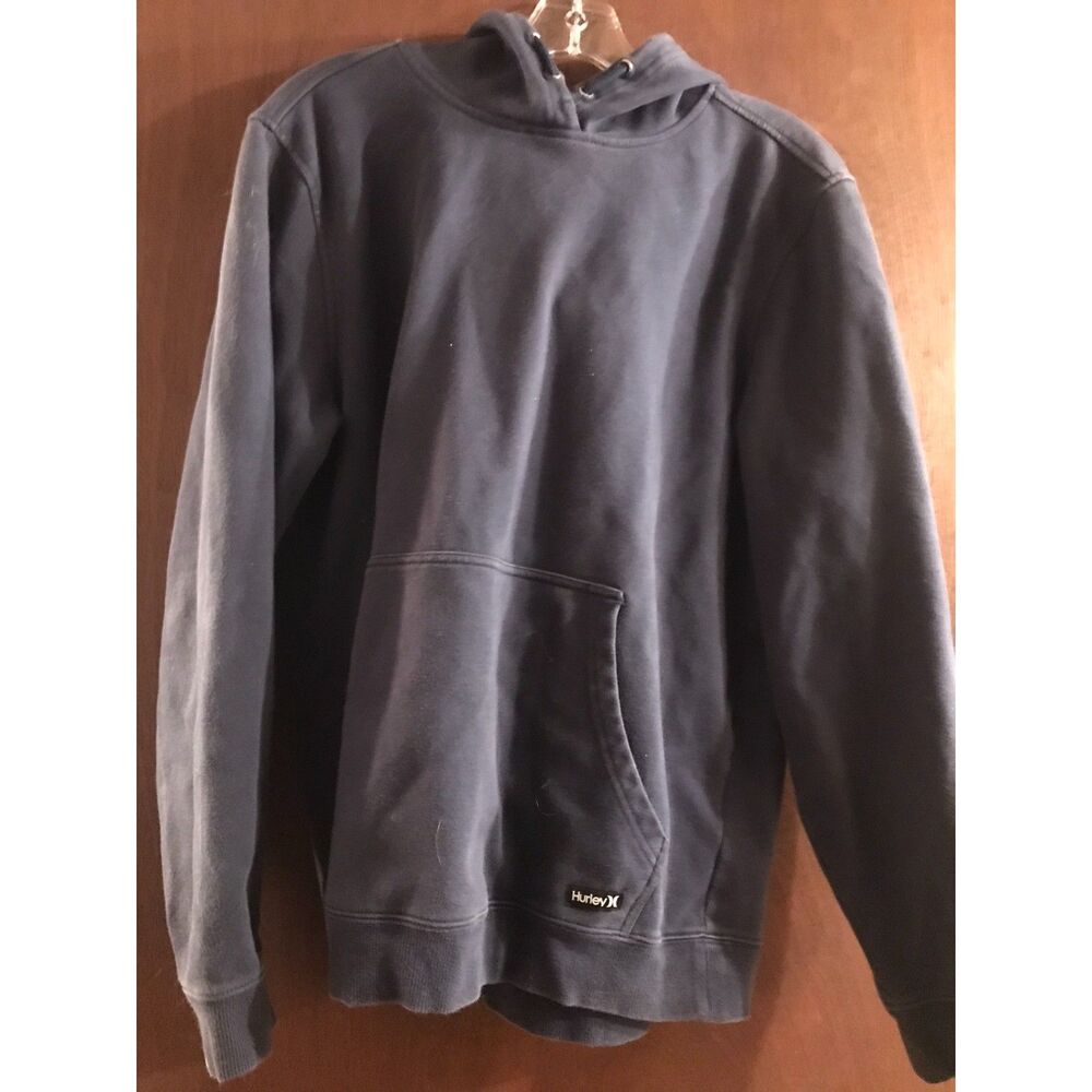 Hurley gray l/s hoodie. Size L